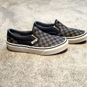 Kids Vans checkered classic slip on Size 1